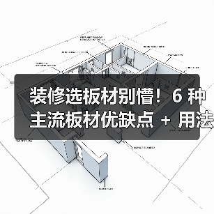 装修选板材别懵！6 种主流板材优缺点 + 用法全拆解，小白也能对号入座（图3）