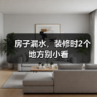 房子漏水，装修时2个地方别小看（图3）