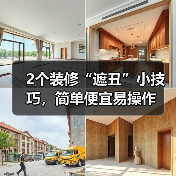 2个装修“遮丑”小技巧，简单便宜易操作