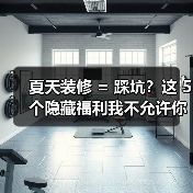 夏天装修 = 踩坑?这 5 个隐藏福利我不允许你不知道!(图1) 夏天装修 = 踩坑?这 5 个隐藏福利我不允许你不知道!(图1)