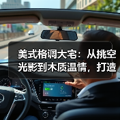 美式格调大宅:从挑空光影到木质温情,打造治愈系高级生活场(图2) 美式格调大宅:从挑空光影到木质温情,打造治愈系高级生活场(图2)