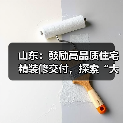山东：鼓励高品质住宅精装修交付，探索“大规模定制化家装”精装交付模式（图2）