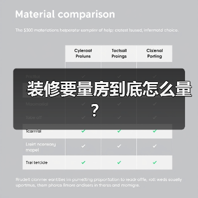装修要量房到底怎么量？