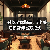 装修避坑指南：5个冷知识帮你省万把块（图2）