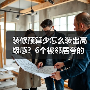 装修预算少怎么装出高级感?6个被邻居夸的设计!(图1) 装修预算少怎么装出高级感?6个被邻居夸的设计!(图1)