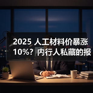 2025 人工材料价暴涨 10%？内行人私藏的报价清单，看完少花冤枉钱（图2）