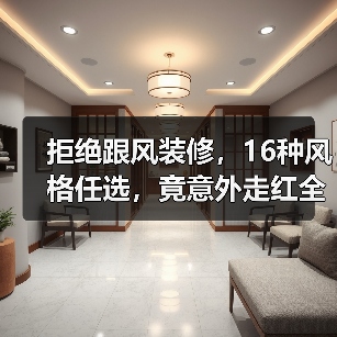 拒绝跟风装修，16种风格任选，竟意外走红全网！（图3）