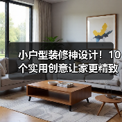 小户型装修神设计！10个实用创意让家更精致