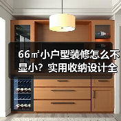 66㎡小户型装修怎么不显小?实用收纳设计全解析(图3) 66㎡小户型装修怎么不显小?实用收纳设计全解析(图3)