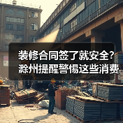 装修合同签了就安全？滁州提醒警惕这些消费陷阱