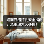 墙面开槽打孔安全指南:承重墙怎么处理?(图1) 墙面开槽打孔安全指南:承重墙怎么处理?(图1)