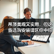 吊顶美观又实用,但这些选购安装误区你中招了吗?(图1) 吊顶美观又实用,但这些选购安装误区你中招了吗?(图1)