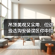 吊顶美观又实用,但这些选购安装误区你中招了吗?(图2) 吊顶美观又实用,但这些选购安装误区你中招了吗?(图2)