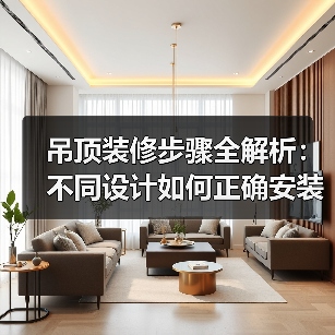 吊顶装修步骤全解析：不同设计如何正确安装？（图3）