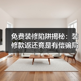 免费装修陷阱揭秘:装修款返还竟是有偿骗局?(图4) 免费装修陷阱揭秘:装修款返还竟是有偿骗局?(图4)