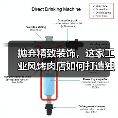 抛弃精致装饰，这家工业风烤肉店如何打造独特空间？