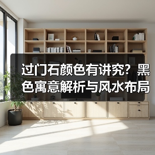 过门石颜色有讲究?黑色寓意解析与风水布局指南(图2) 过门石颜色有讲究?黑色寓意解析与风水布局指南(图2)