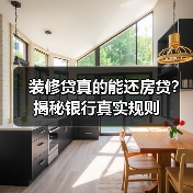 装修贷真的能还房贷?揭秘银行真实规则(图1) 装修贷真的能还房贷?揭秘银行真实规则(图1)