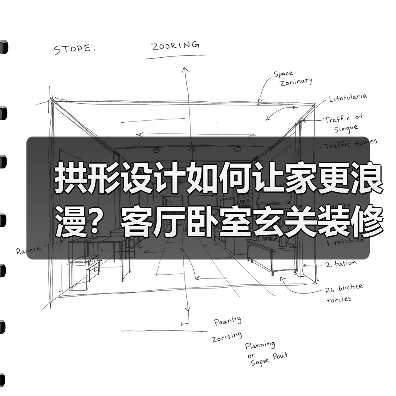 拱形设计如何让家更浪漫？客厅卧室玄关装修灵感（图4）