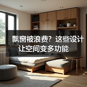 飘窗被浪费?这些设计让空间变多功能(图3) 飘窗被浪费?这些设计让空间变多功能(图3)