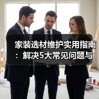 家装选材维护实用指南:解决5大常见问题与选购技巧(图4) 家装选材维护实用指南:解决5大常见问题与选购技巧(图4)