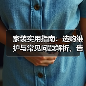 家装实用指南:选购维护与常见问题解析,告别装修烦恼烦恼(图4) 家装实用指南:选购维护与常见问题解析,告别装修烦恼烦恼(图4)