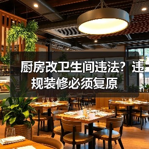 厨房改卫生间违法?违规装修必须复原(图4) 厨房改卫生间违法?违规装修必须复原(图4)
