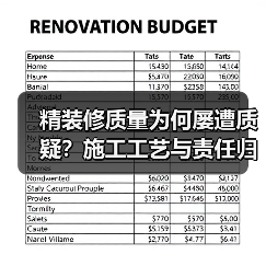精装修质量为何屡遭质疑？施工工艺与责任归属解析