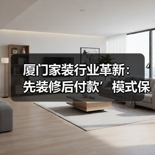 厦门家装行业革新:‘先装修后付款’模式保障消费者权益(图2) 厦门家装行业革新:‘先装修后付款’模式保障消费者权益(图2)