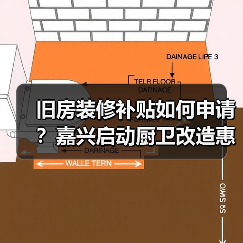 旧房装修补贴如何申请?嘉兴启动厨卫改造惠及千家万户(图4) 旧房装修补贴如何申请?嘉兴启动厨卫改造惠及千家万户(图4)