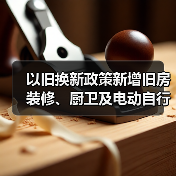 以旧换新政策新增旧房装修、厨卫及电动自行车支持