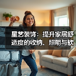 星艺装饰:提升家居舒适度的收纳、照明与软装搭配方法(图4) 星艺装饰:提升家居舒适度的收纳、照明与软装搭配方法(图4)