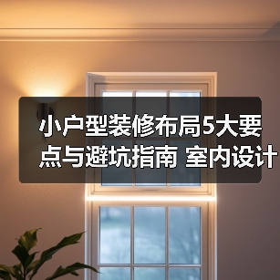 小户型装修布局5大要点与避坑指南 室内设计装修咨询（图2）