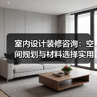 室内设计装修咨询:空间规划与材料选择实用指南2025(图1) 室内设计装修咨询:空间规划与材料选择实用指南2025(图1)