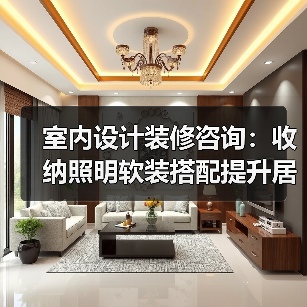 室内设计装修咨询：收纳照明软装搭配提升居住舒适度（图2）