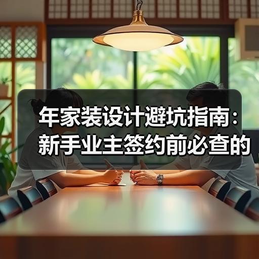 年家装设计避坑指南：新手业主签约前必查的5个细节