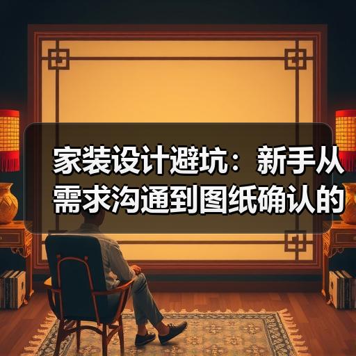 家装设计避坑：新手从需求沟通到图纸确认的实操流程