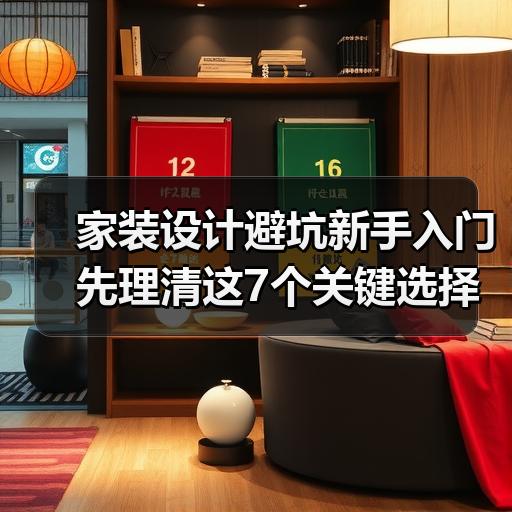 家装设计避坑新手入门先理清这7个关键选择