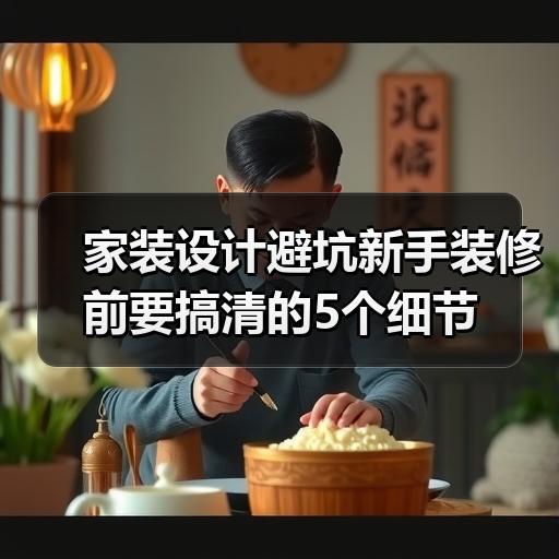 家装设计避坑新手装修前要搞清的5个细节