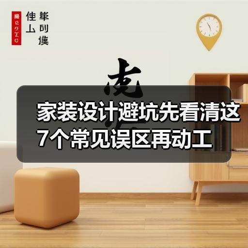 家装设计避坑先看清这7个常见误区再动工