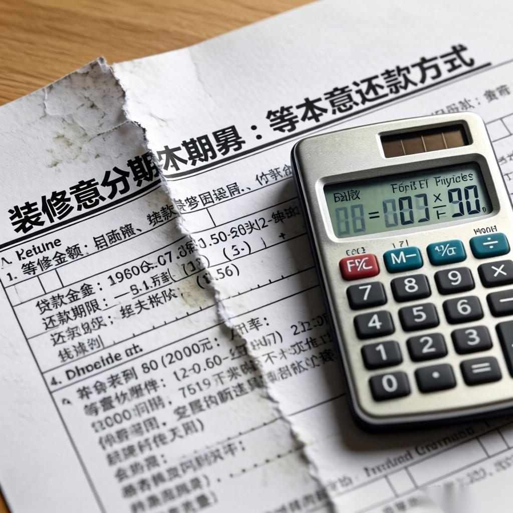 装修贷款陷阱揭秘:如何识别分期合同风险与选择合适贷款产品
