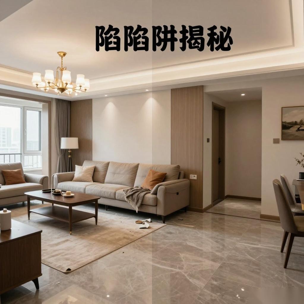 装修样板间陷阱揭秘：效果图与实景不符的应对策略全攻略