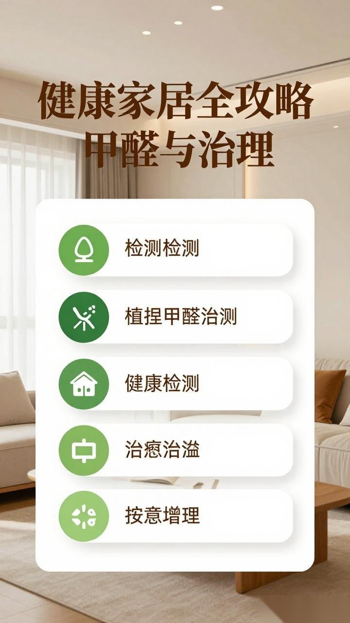 装修后甲醛检测与治理：打造健康家居全攻略