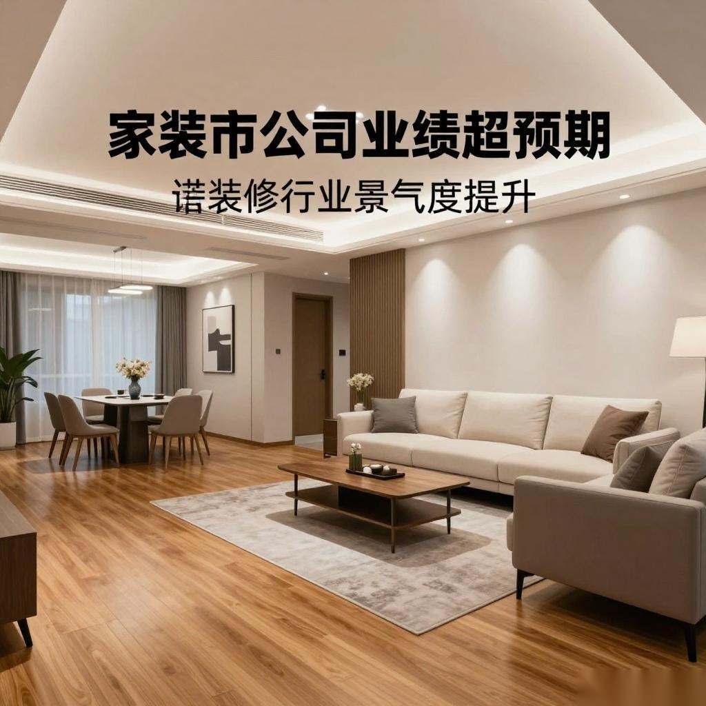 家装上市公司业绩超预期，装修行业景气度提升｜行业分析指南