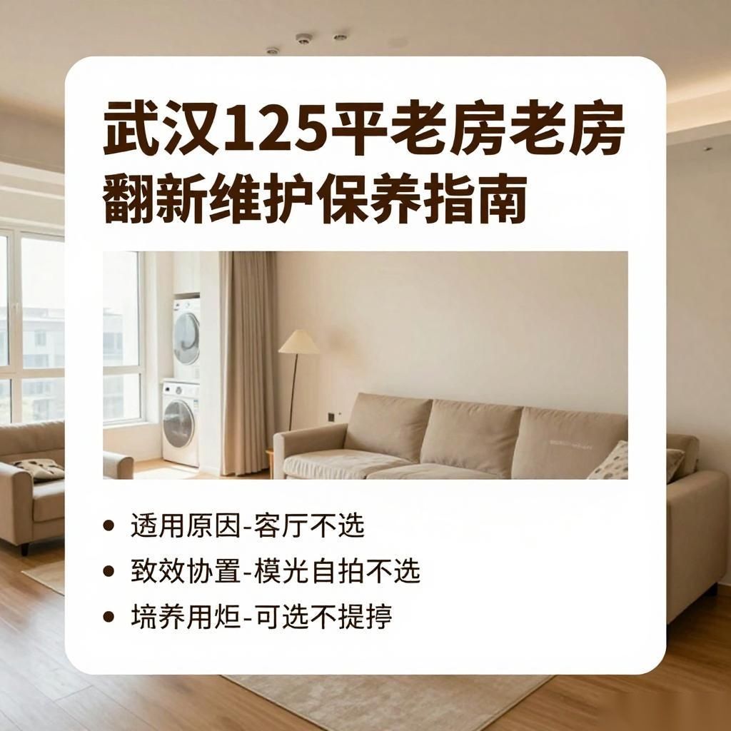老房翻新维护与保养指南：武汉125平老房改造案例经验分享