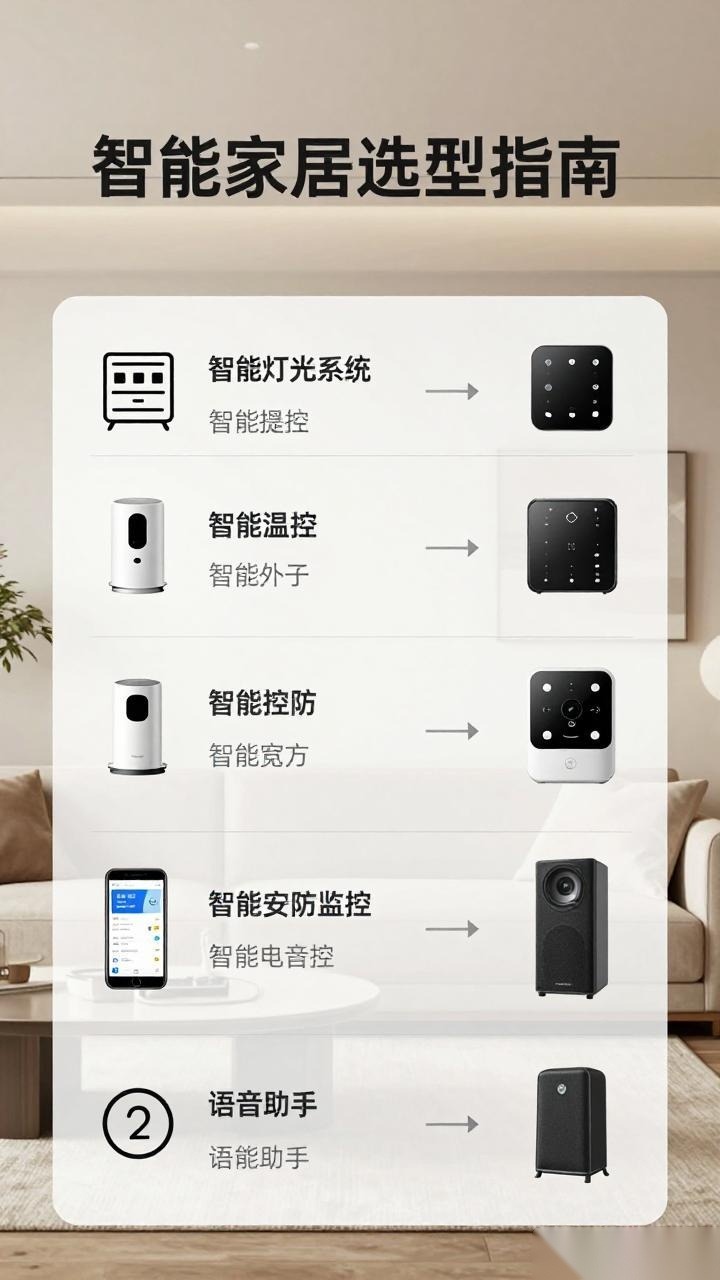 智能家居选型指南：全屋智能方案对比与AI家电选购要点｜全攻略
