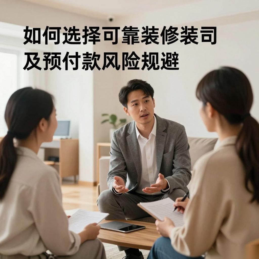 如何选择可靠的装修公司:预付款风险规避与资金安全保障指南