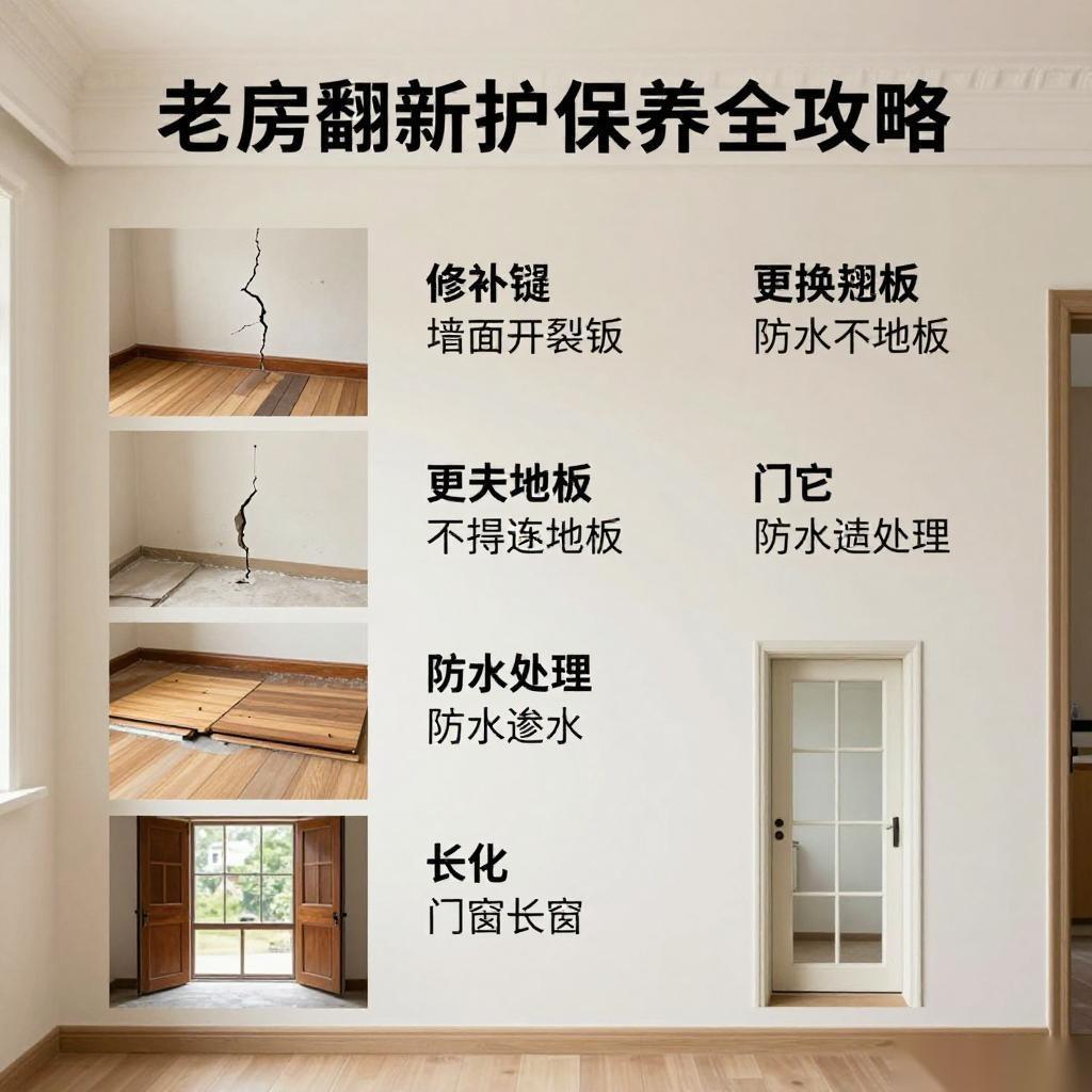 老房翻新维护保养全攻略:常见问题与解决方法