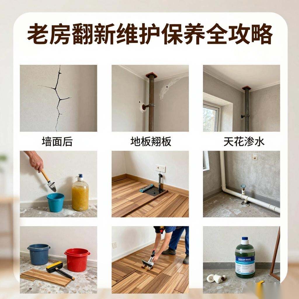 老房翻新维护保养全攻略:常见问题与解决方法