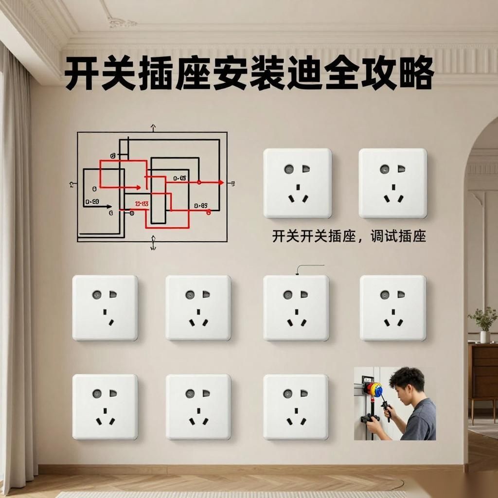 家装电路规划与开关插座安装调试全攻略